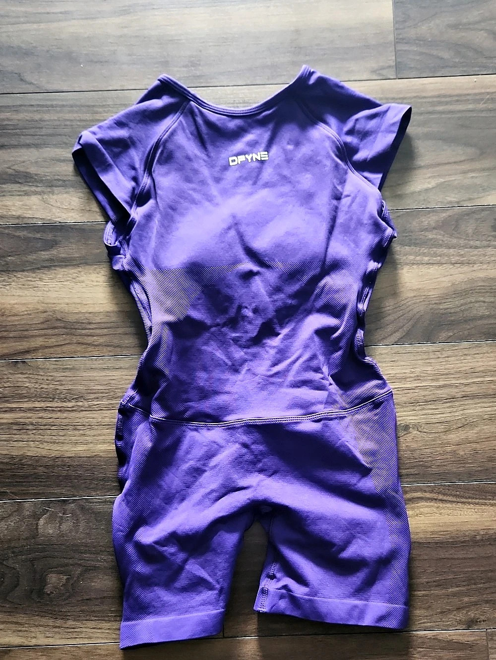 DFYNE Impact Short Sleeve One Piece Purple Medium